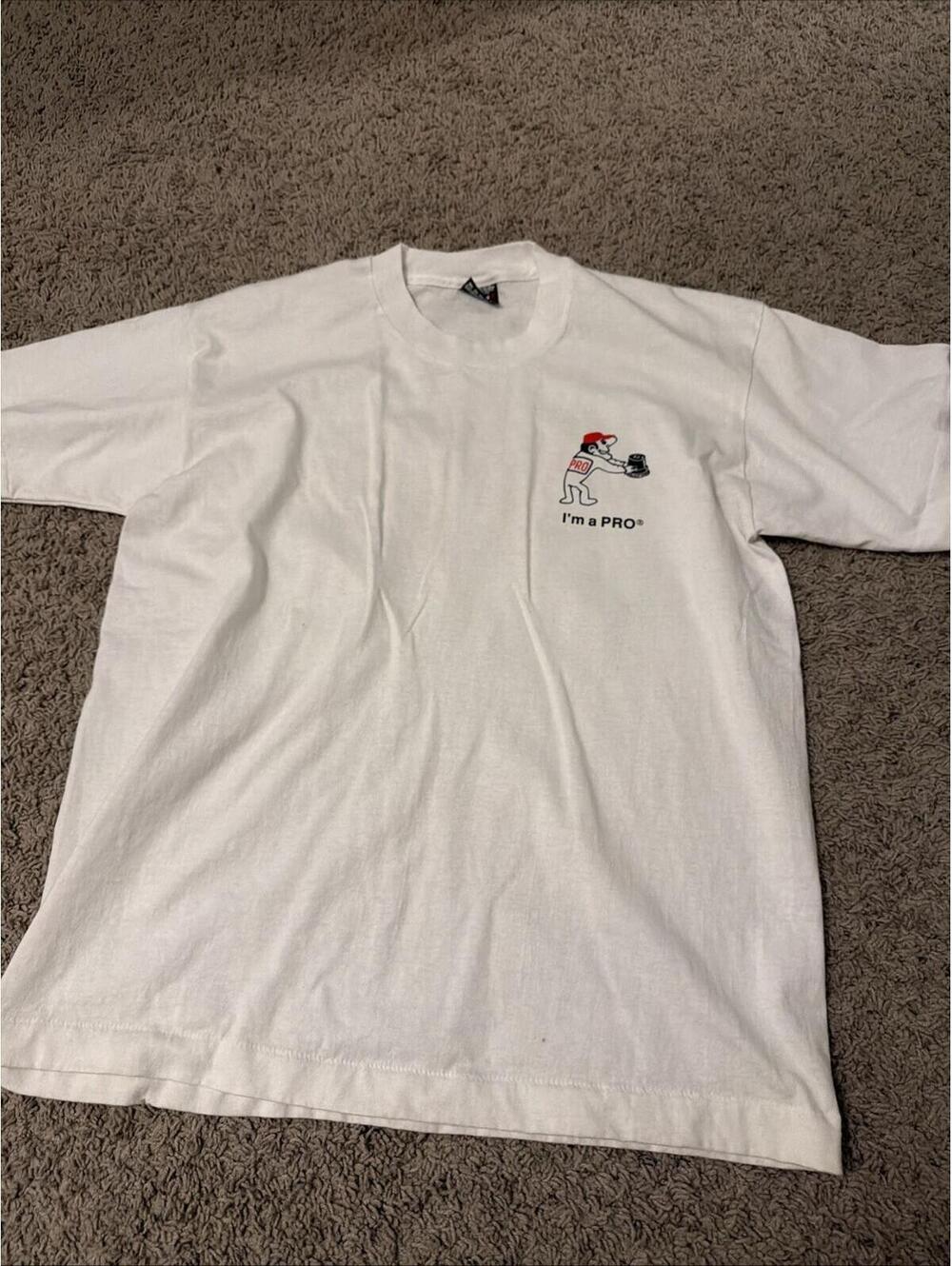 Vintage Single Stitch 90s Fruit Of The Loom Pro Car Detailing Graphic Shirt L